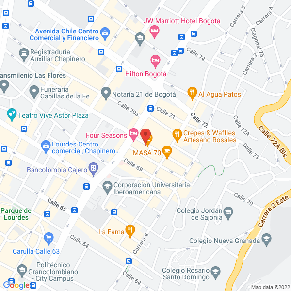 Map of Ajiacos Y Mondongos Exquisitos
