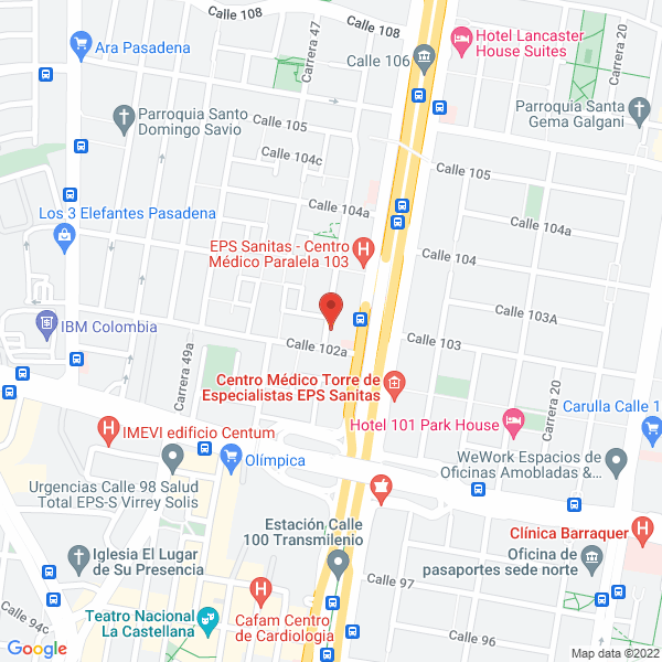 Map of Alaris Médica S.A.S.