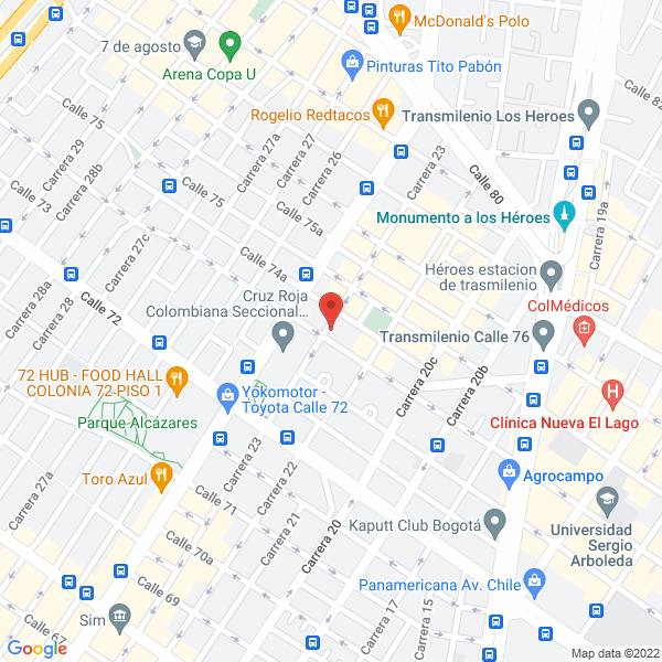 Map of Alarm Radio Net Ltda