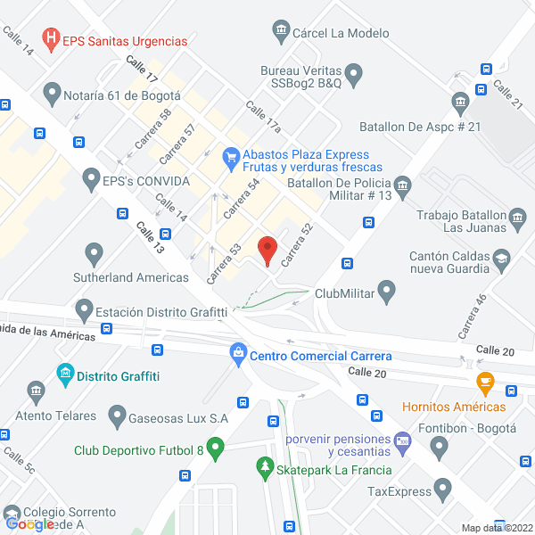Map of Aire Comprimido Setmacom Ltda.