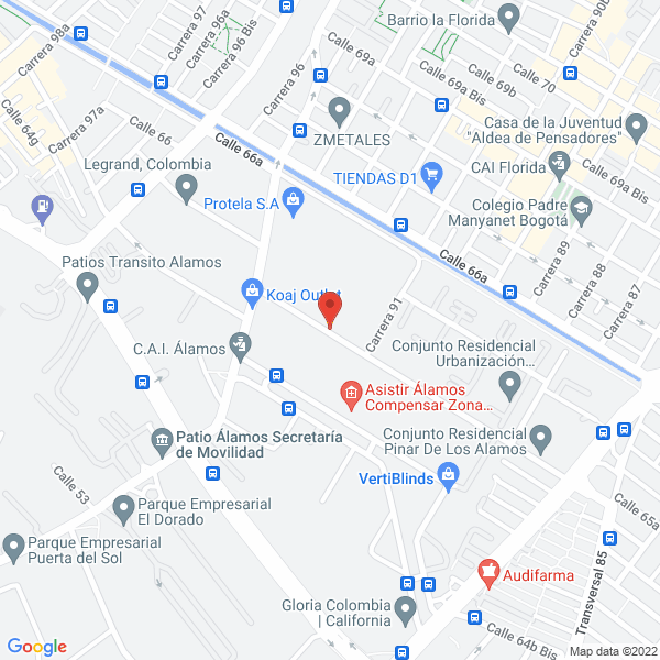Map of Dexton - Ajover S.A.