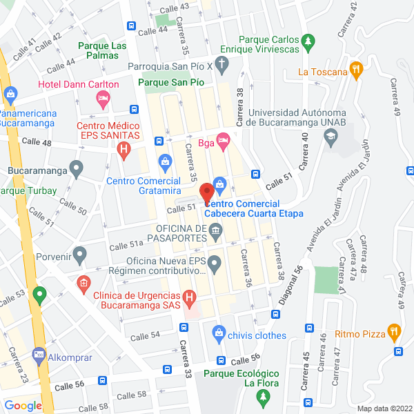 Map of Alexis Vega Ingenieros