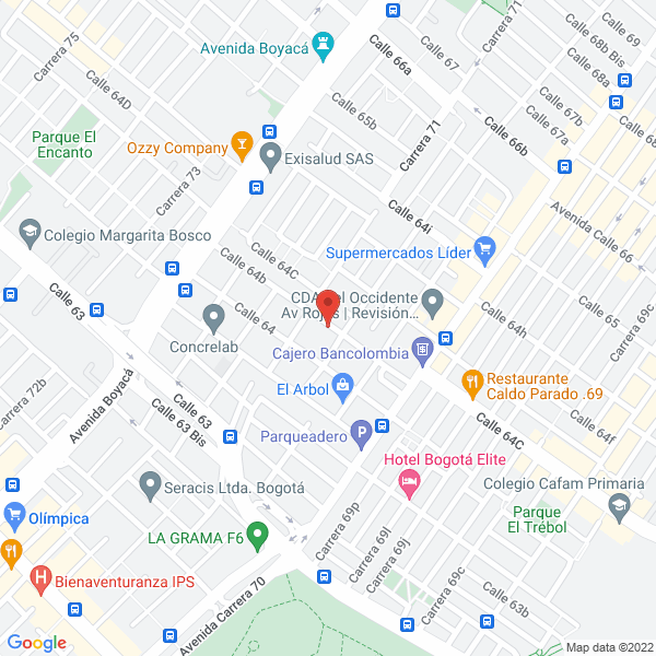 Map of Alfachem S.A.S. - Alfa Chemical S.A.S.
