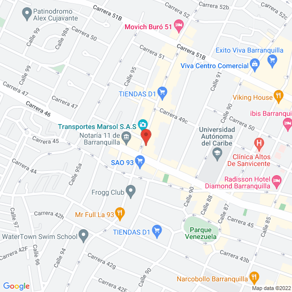 Map of Almacén Gift Box