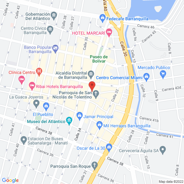Map of Almacén La Feria Del Bolso
