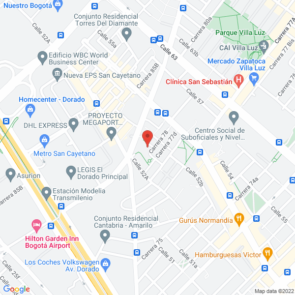 Map of Alfarero Eventos - Recepciones