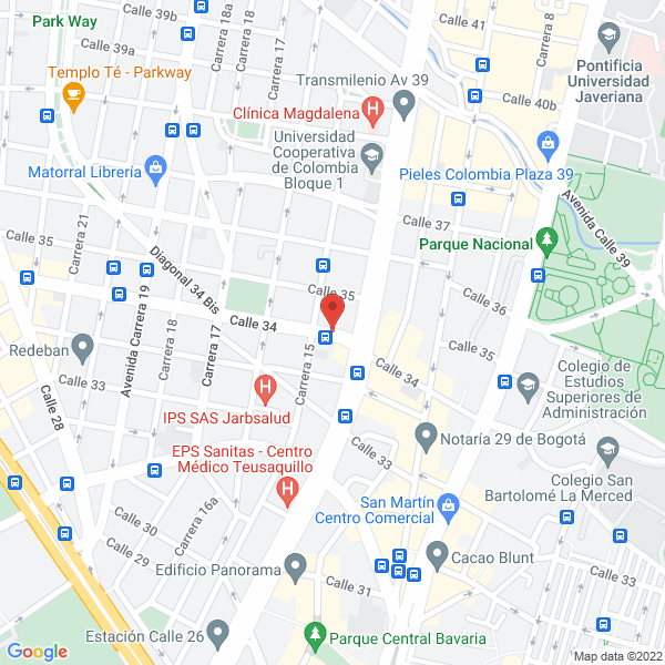 Map of Alfha Médica