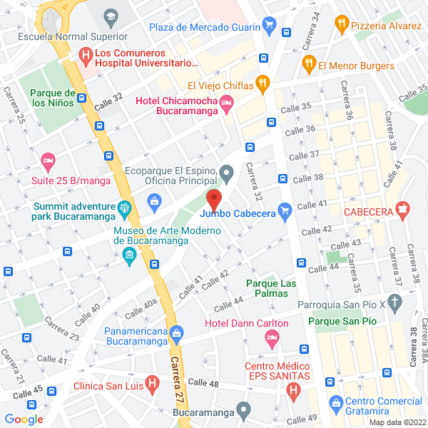 Map of Alfonso Reyes Peluquería