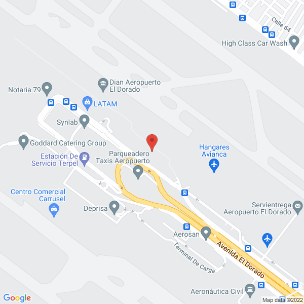 Map of Air Colombia S.A.S.