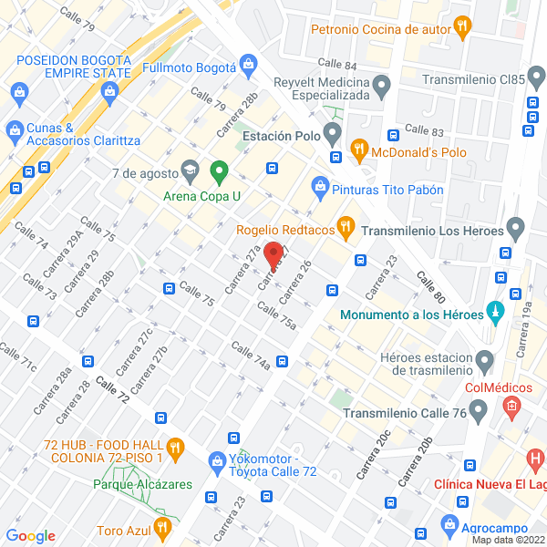 Map of Proyns S.A.