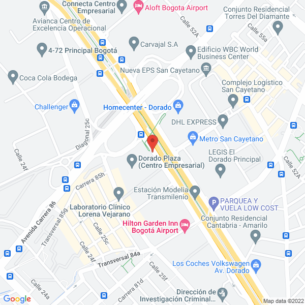 Map of Airsea Forwarding S.A.S.