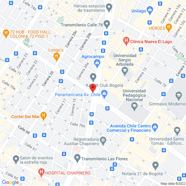 Map of Akasha Compraventa Casa Comercial