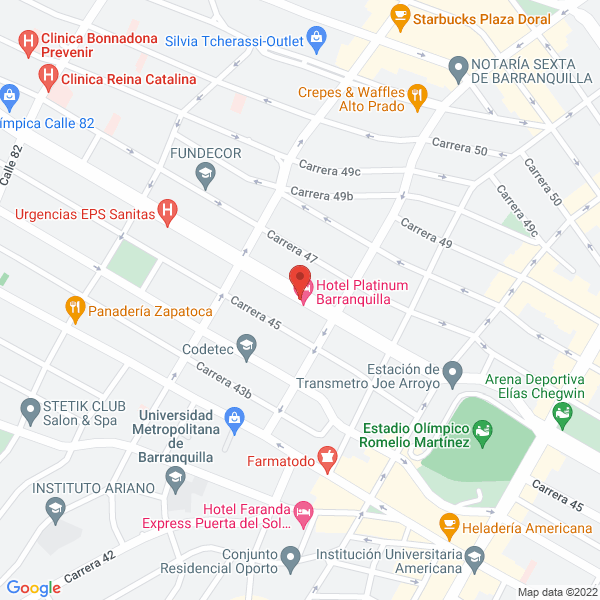 Map of Alejandro F & Alejandro M. Asociados