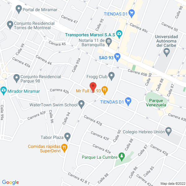 Map of Alexandra Torres International