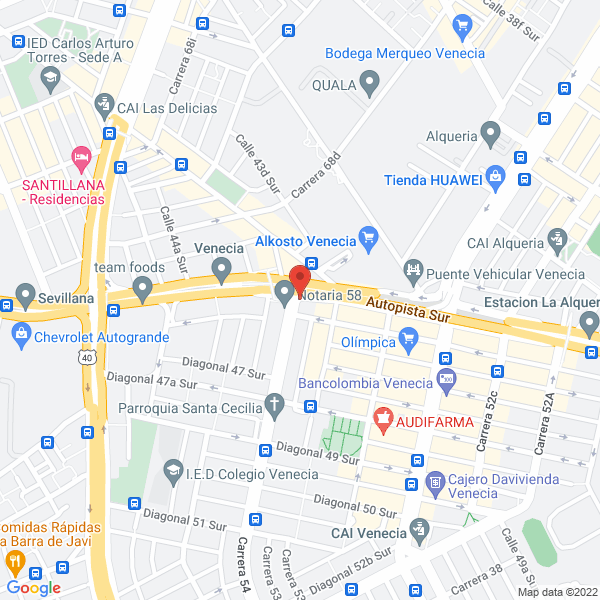 Mapa de Alf Empaques