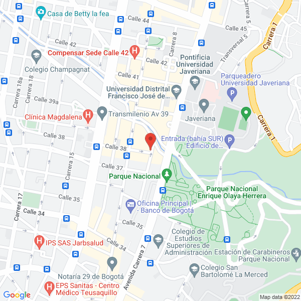 Map of Alfa Telecomunicaciones De Colombia S.A.S.