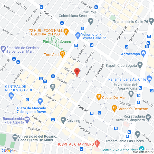 Map of Alfreuver Ci Ltda