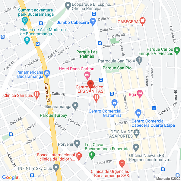 Map of Láser Dent Oral Center Ltda.