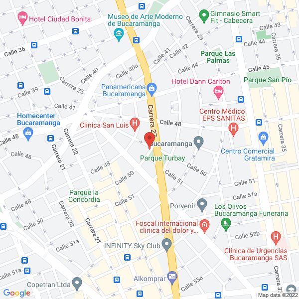 Map of Alianza Turística Santander