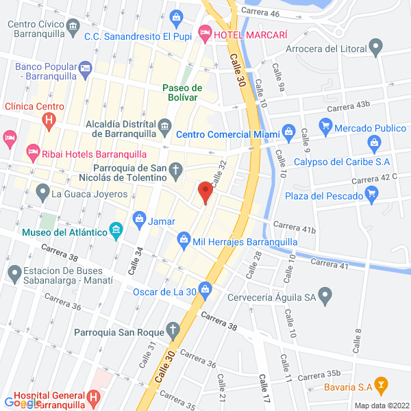 Map of Almacén Viancaplast
