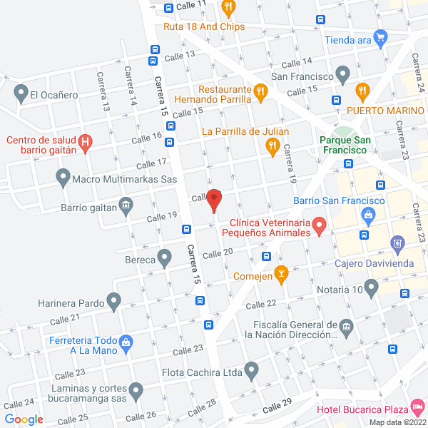 Map of Carpas Alfa