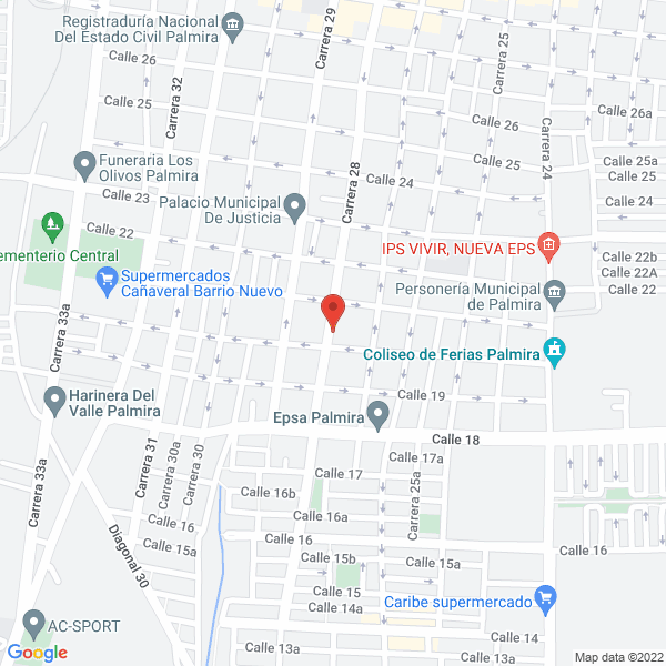 Map of Almacén Y Centro Médico Veterinario Sani Can'S