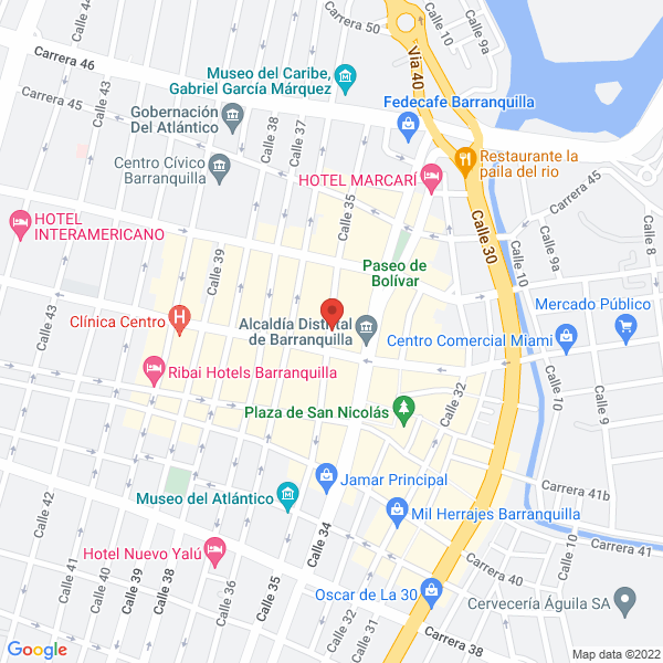 Map of Almacén Y Taller Aldo