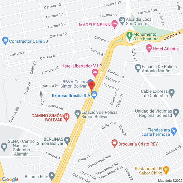 Map of Almacen Y Taller Ciclo Simon