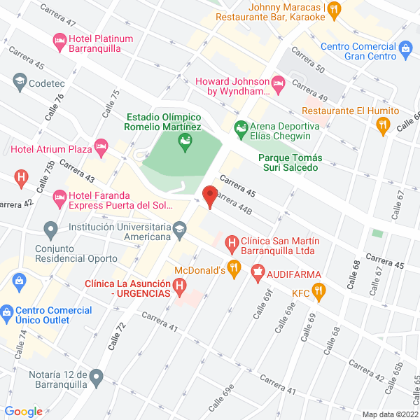 Map of Almacén Hi Fashions