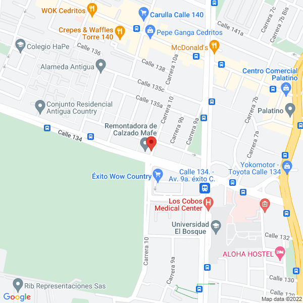 Map of Almacén Clásica