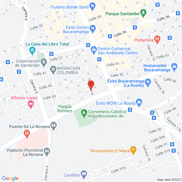 Map of Almacén Cristales Y Biseles