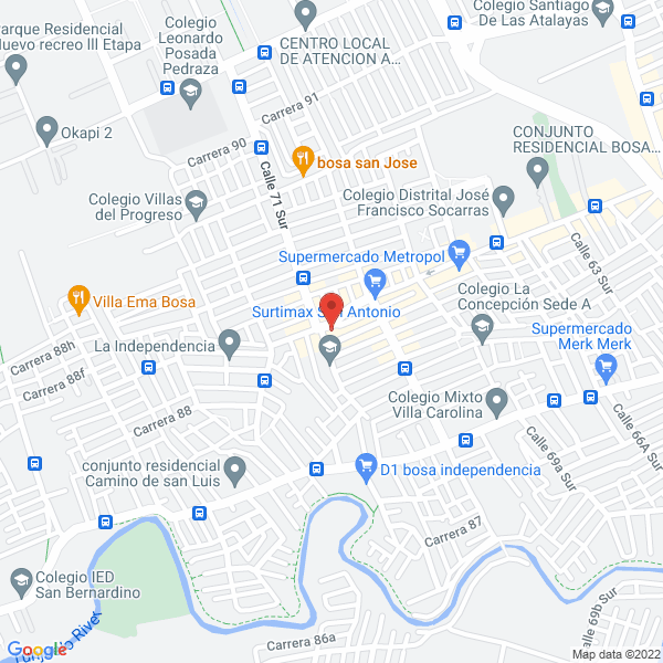 Map of Almacen De Pinturas Todocolor Om S.A.S