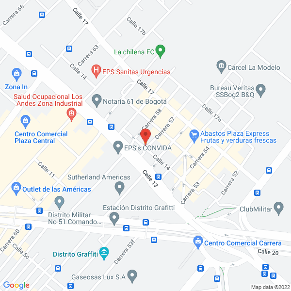 Map of Almacén De Repuestos Filt