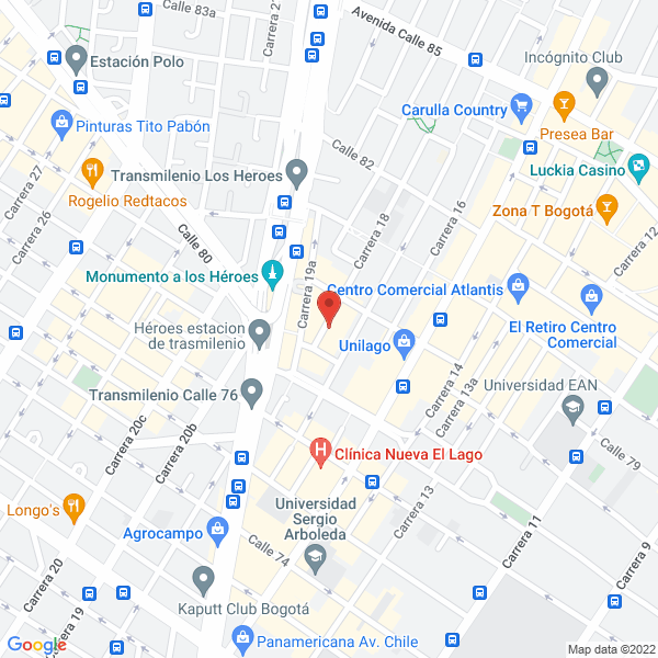 Map of Alecop S Coop Sucursal Colombia