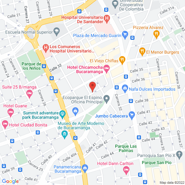Map of Alianzacoop Cta