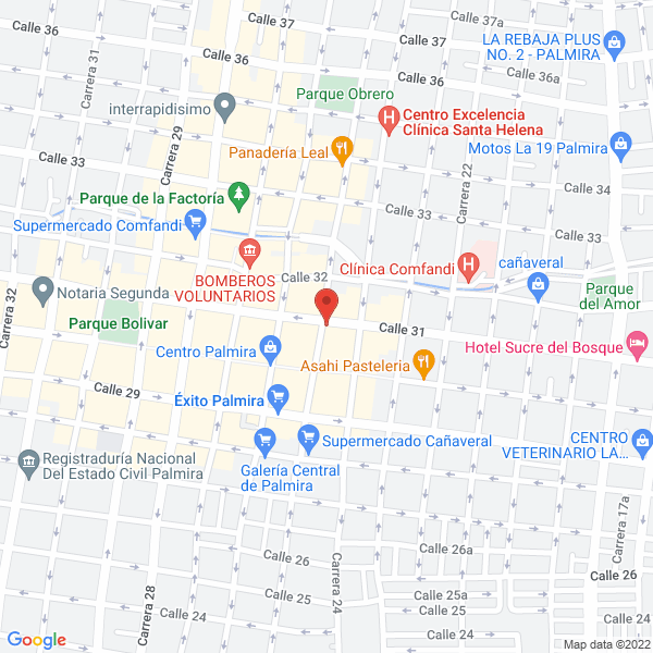 Map of Almacén Santos Angeles