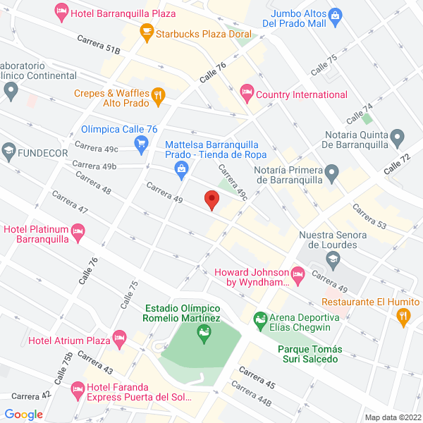 Map of Almacén Servitoner