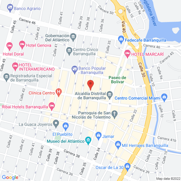 Map of Electro De La Hoz