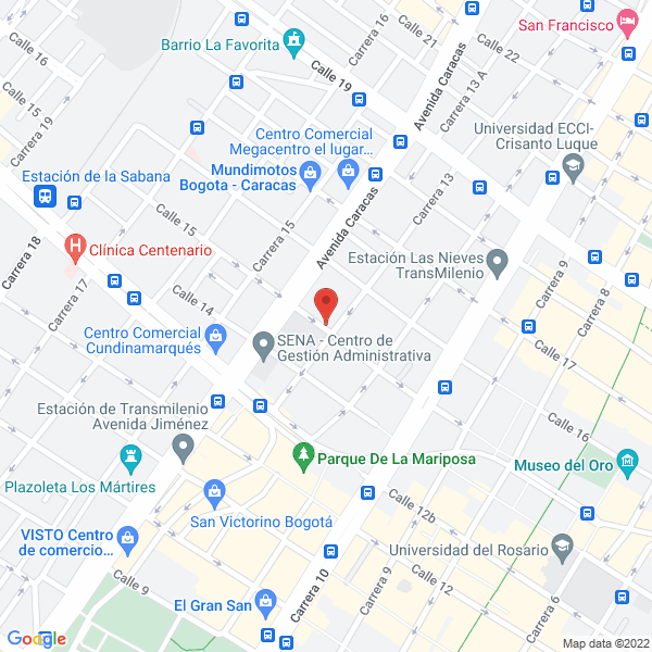 Map of Almacén De Repuestos Centrales