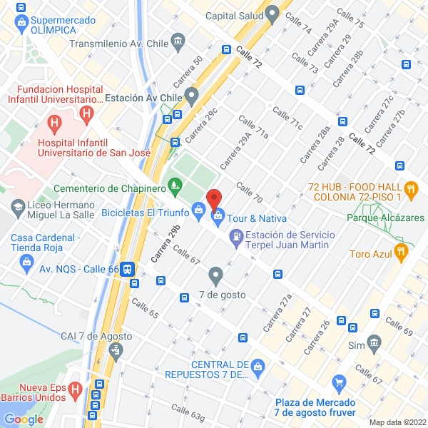 Map of America Headers S.A.S.