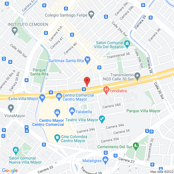 Map of Americana De Metales Ltda.