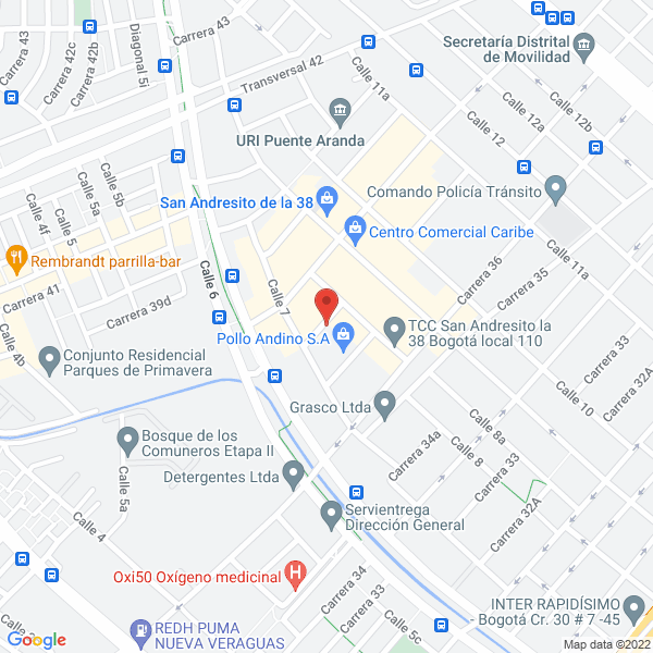 Map of Acosta Trejos Alexandra