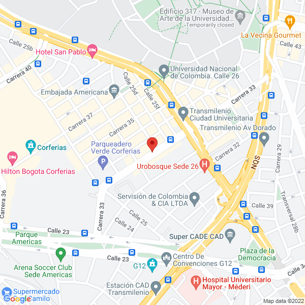 Map of Almacén Gyliber