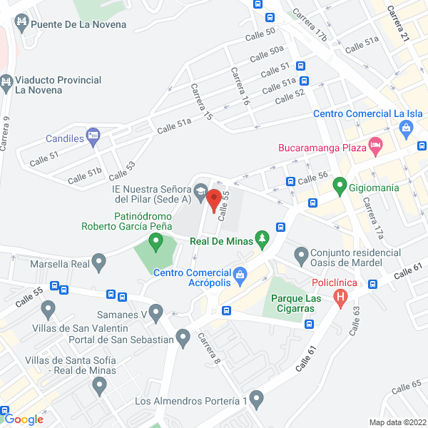 Map of Almacen Impacto