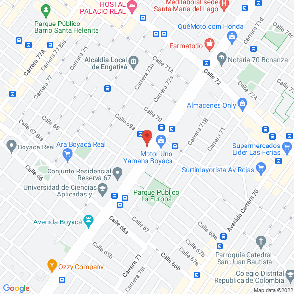 Map of Almacén Motoselva