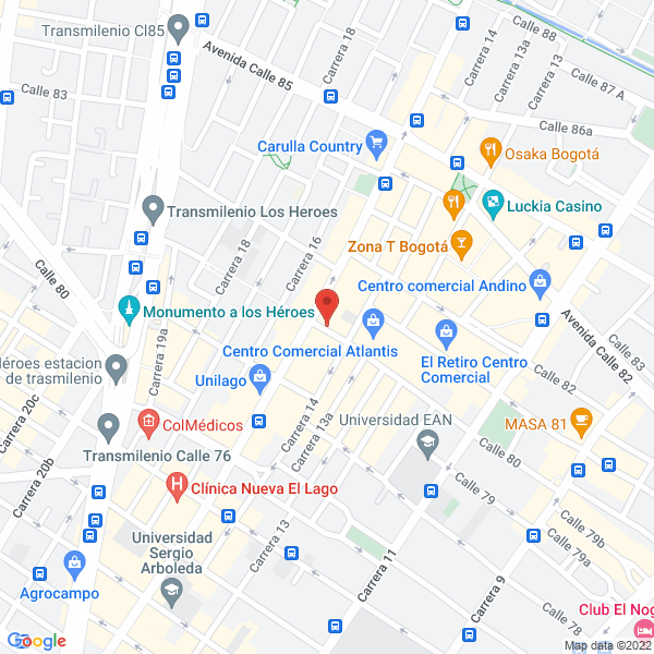 Mapa de Buena Onda Producciones S.A.S.