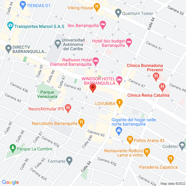Map of Buendía Zulma