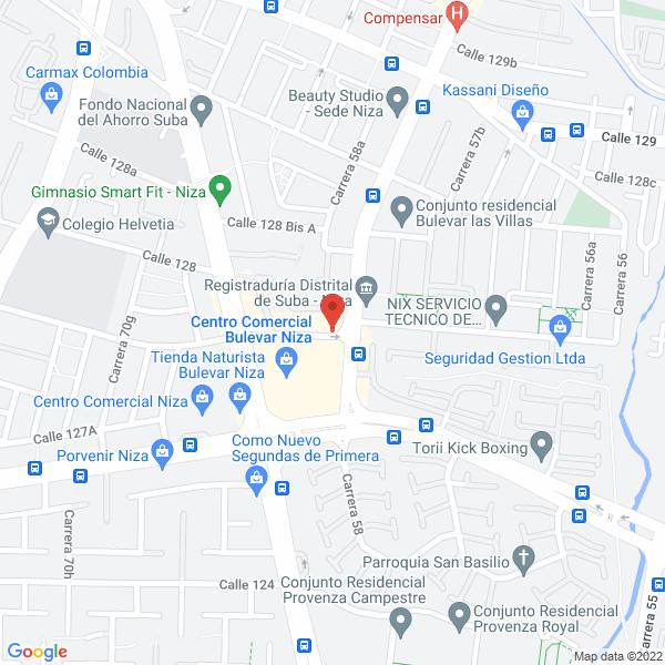 Map of Bulevar Del Smokin