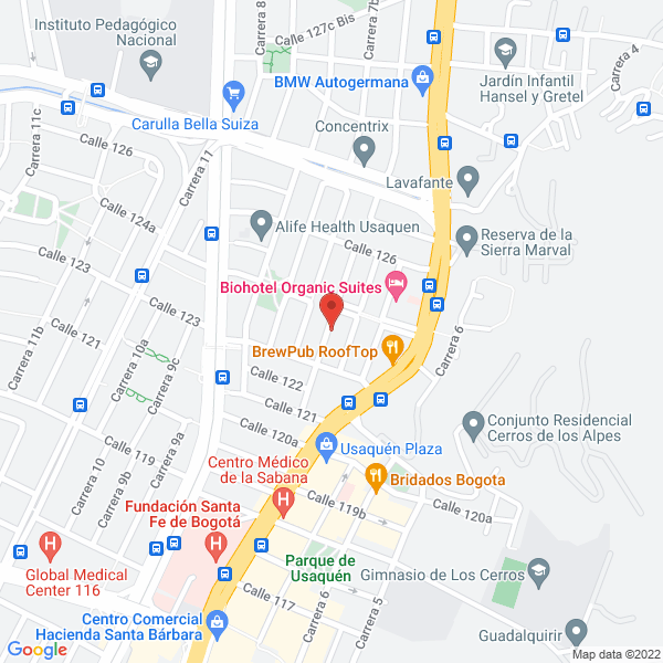 Map of Cento Homeopático S.Hahnemann E.U.Ips