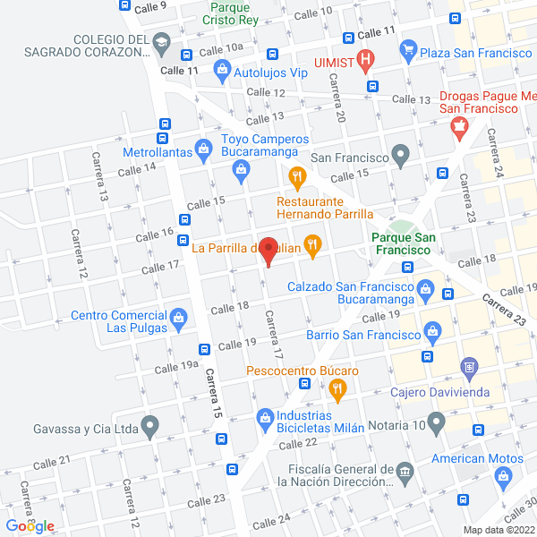 Map of Central De Bobinados S.A.